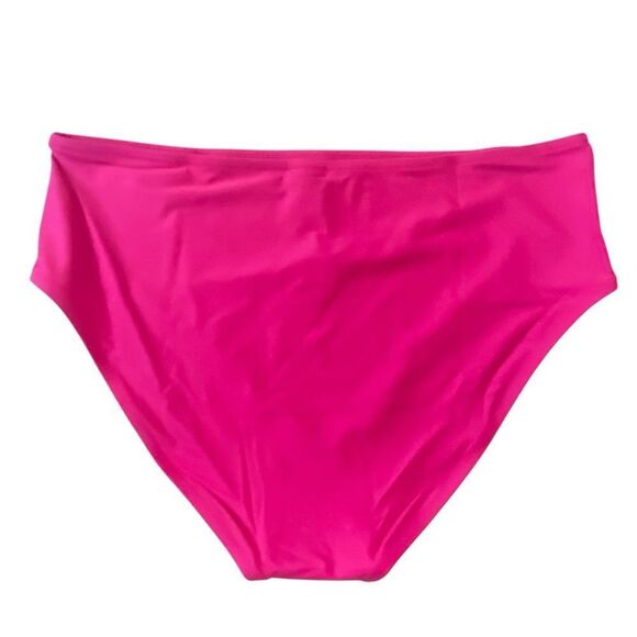 J Crew Radiant Fuchsia Hallie High Rise Bikini Bottom Sz XS NWT - Picture 6 of 13